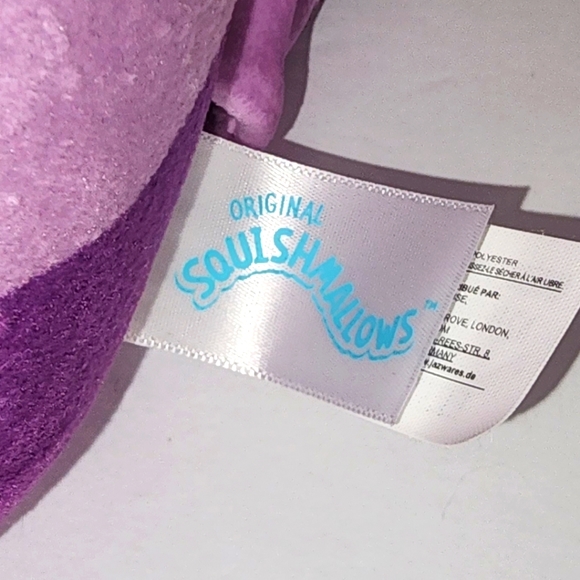 STASIA 🐮 Purple Sea Cow Original Squishmallow by Kelly Toy ☆》NWT《☆ - Picture 7 of 8